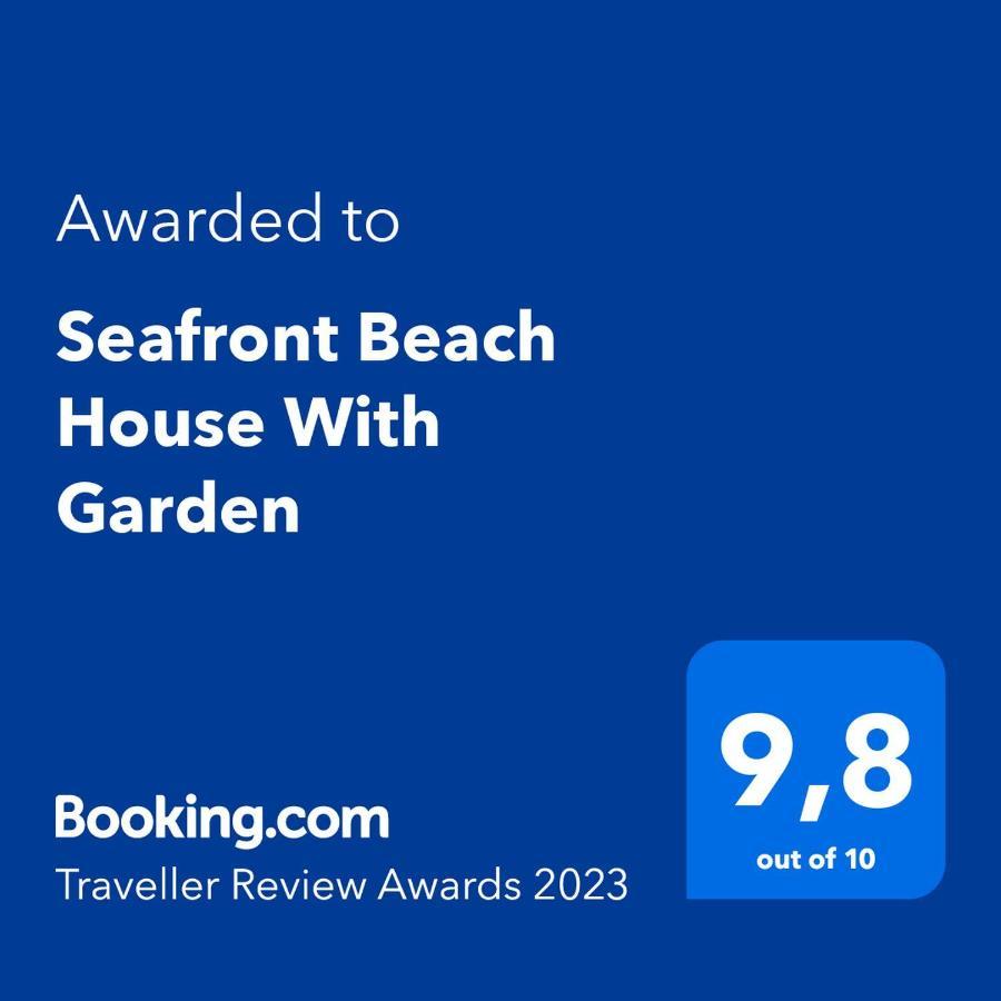 Seafront Calista Beach House With Garden Glyfada  Exterior foto